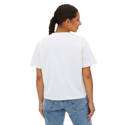 Floral American Flag Boxy Tee