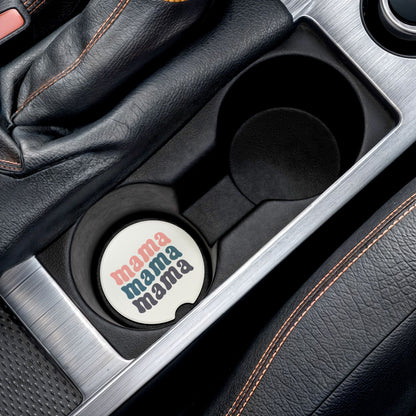 Mama Retro Soapstone Car Coaster