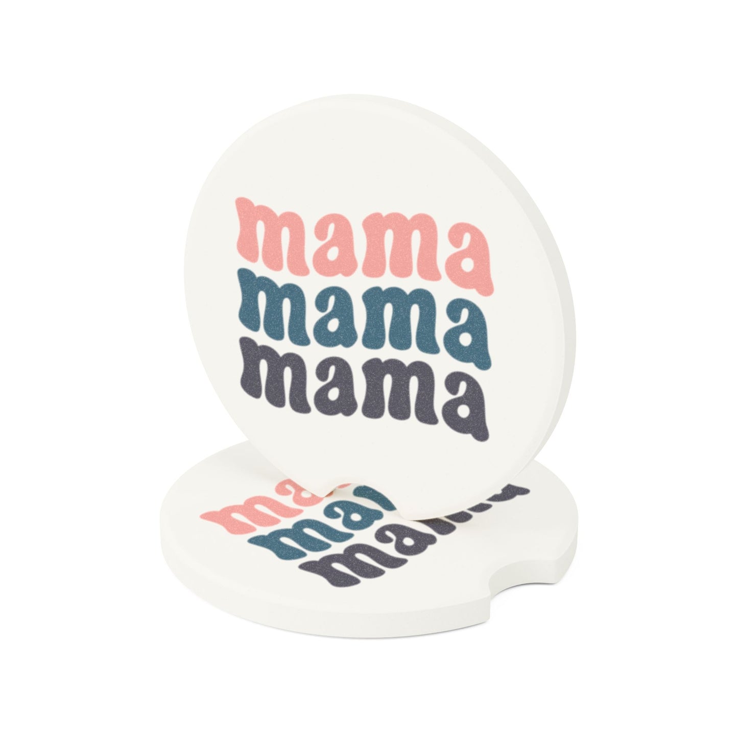 Mama Retro Soapstone Car Coaster