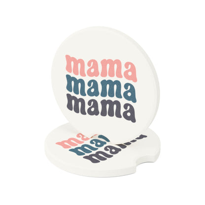Mama Retro Soapstone Car Coaster