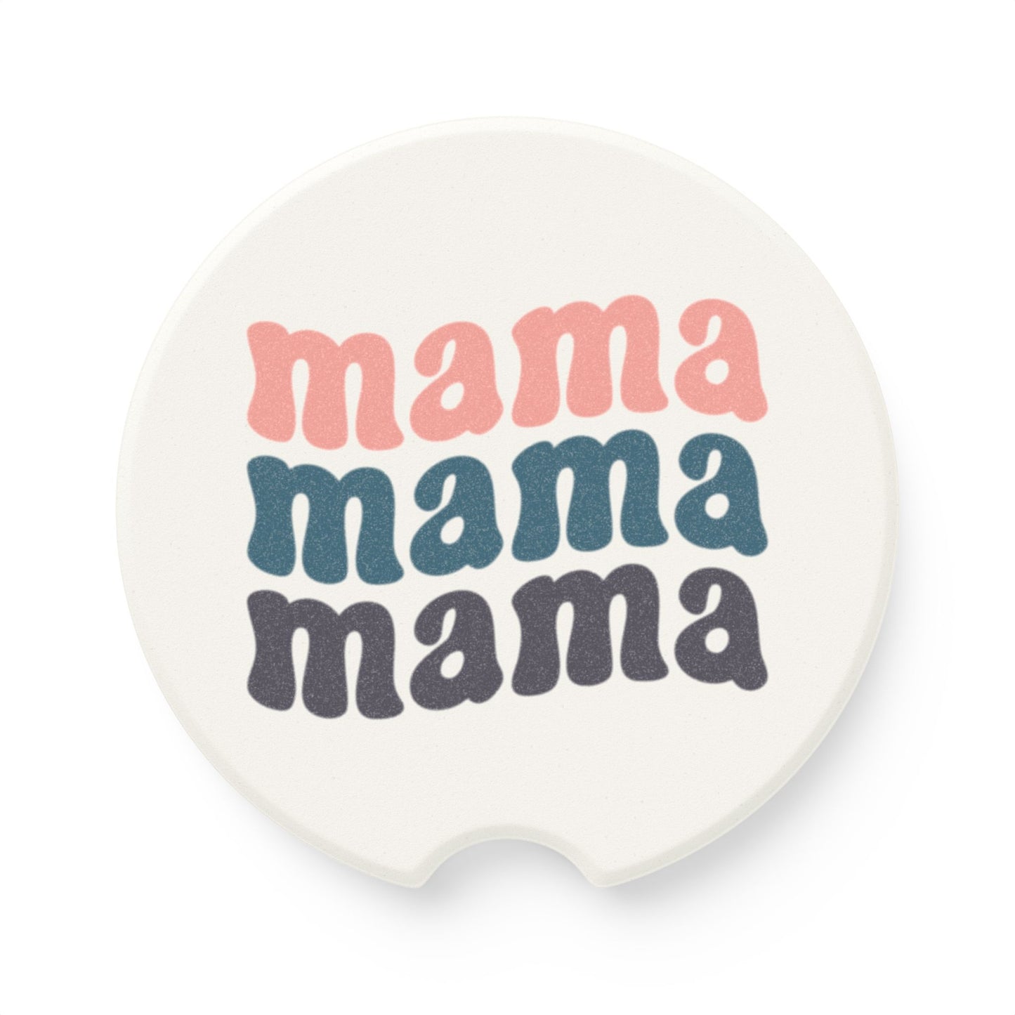 Mama Retro Soapstone Car Coaster