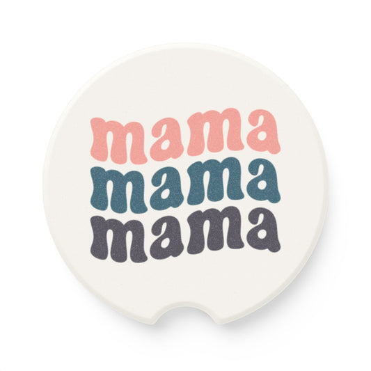 Mama Retro Soapstone Car Coaster